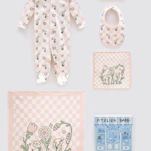5 PIECE NEWBORN SET – CHECKERED