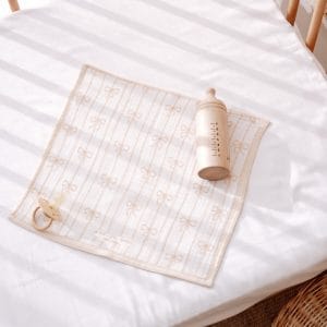 BURP CLOTH – RIBBON BEIGE