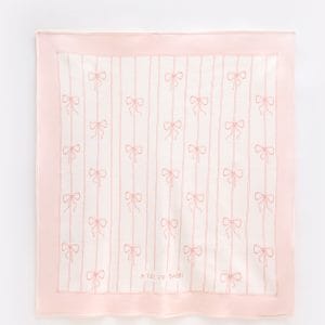 DOUBLE SIDED BLANKET – RIBBON PINK