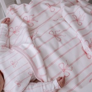 DOUBLE SIDED BLANKET – RIBBON PINK