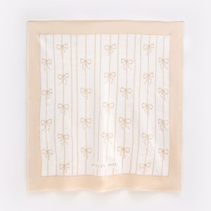 DOUBLE SIDED BLANKET – RIBBON BEIGE