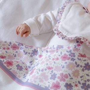 DOUBLE SIDED BLANKET – LITTLE FLOWERS