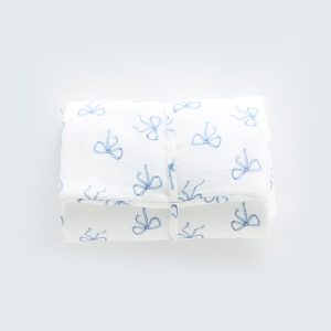 DIAPER CHANGING MAT – RIBBON BLUE