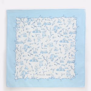 MUSLIN SWADDLE  – TOILE DE JOUY BLUE