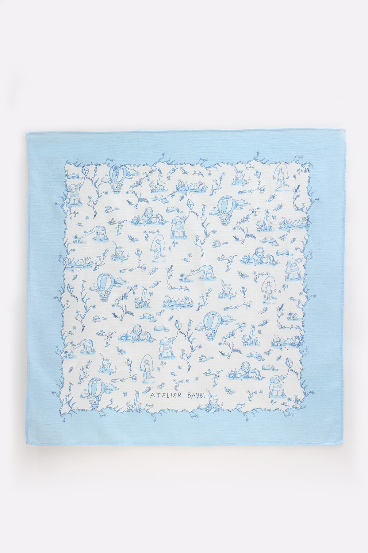 MUSLIN SWADDLE  - TOILE DE JOUY BLUE