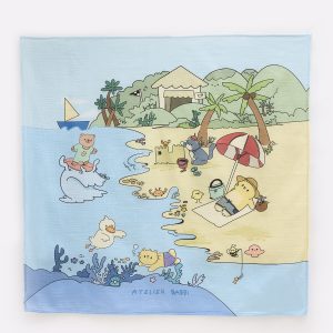 MUSLIN SWADDLE – BEACH BOY