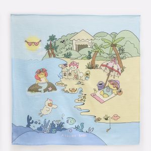 MUSLIN SWADDLE – BEACH GIRL