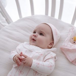 NEWBORN HAT – RIBBON PINK