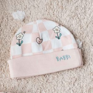NEWBORN HAT – CHECKERED
