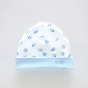 NEWBORN HAT – SEASHELLS
