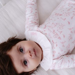 3 PIECE NEWBORN SET – TOILE DE JOUY PINK