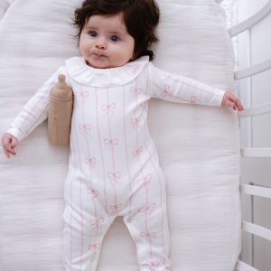 3 PIECE NEWBORN SET – RIBBON PINK