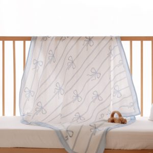 4 PIECE NEWBORN SET – RIBBON BLUE