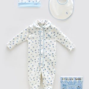 3 PIECE NEWBORN SET – SEASHELLS
