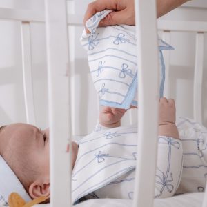 5 PIECE NEWBORN SET – RIBBON BLUE